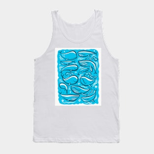 Blue Whales Tank Top